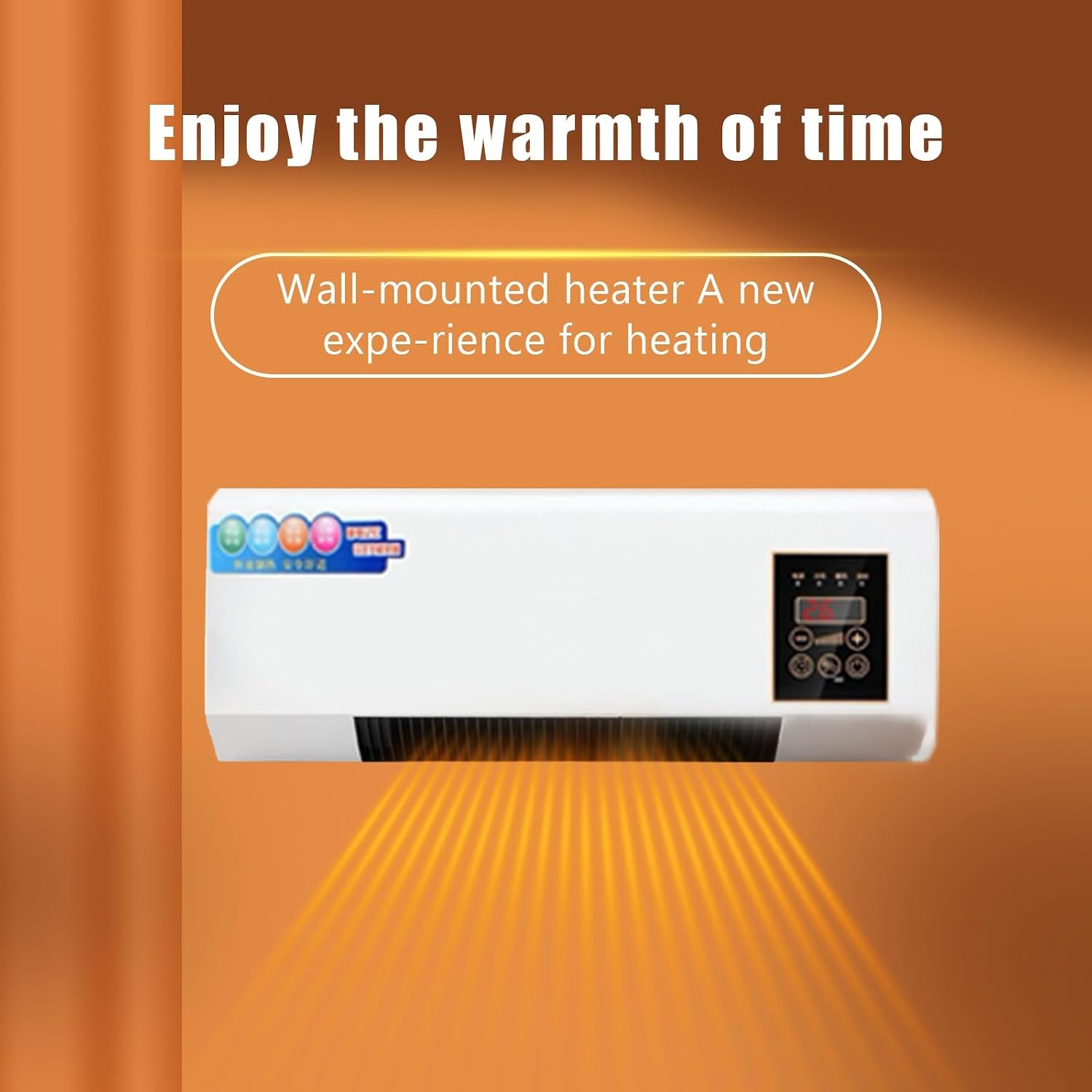 Climatiseur Portable Split 2000W - 2 En 1 : Climatiseur Et Chauffage Mural For Un Confort Optimal Toute L'année. Chauffage/climatisation Rapide Et Naturel.(A)