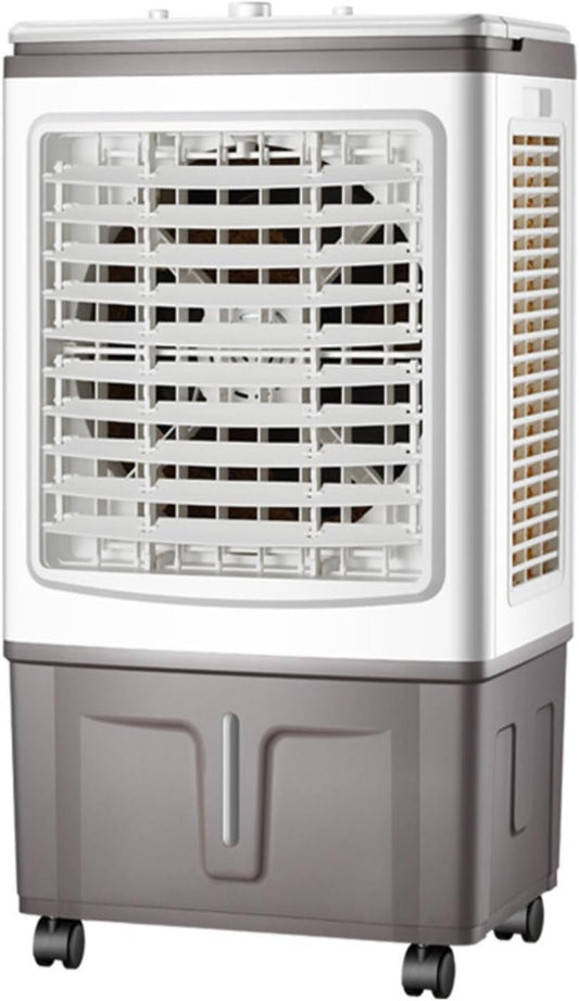  Rafraichisseur D'Air Mobile 40L Climatiseur Mobile Portable Humidificateur Ventilateur 3 Vitesses Mode Nuit Silencieux Minuterie 12H Ventilateur Refroidisseur D'Air Avec Télécommande Pour Chambres