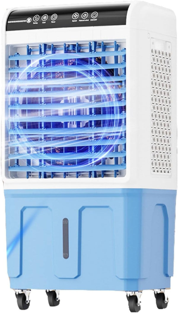  Climatiseur Portable Avec Moteur En Cuivre Amélioré, Grand Réservoir D'eau Pour Refroidissement Intérieur Et Extérieur, Refroidisseur D'air Par évaporation 3 En 1