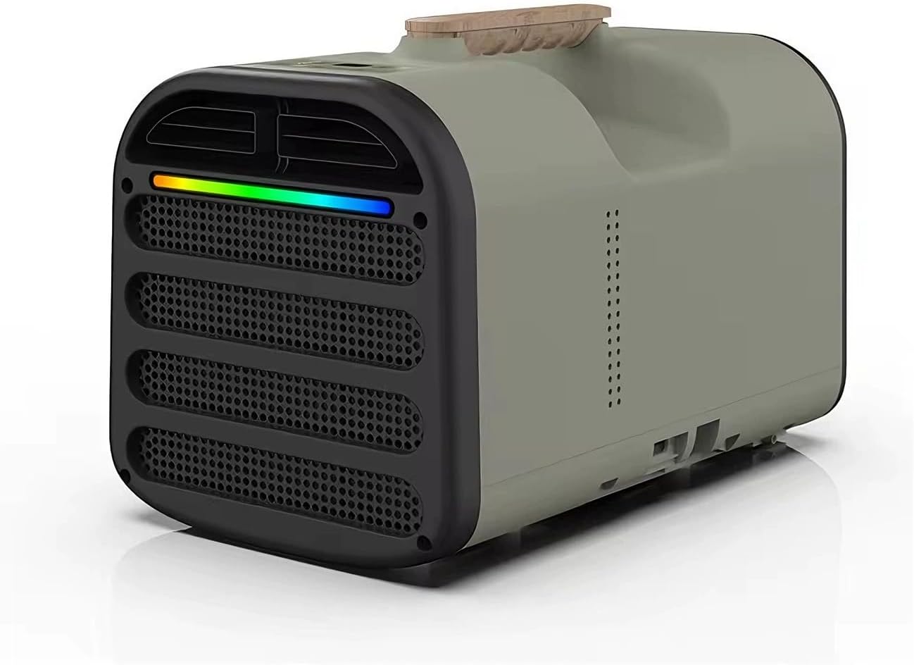  Unité Compacte De Climatisation Portable, 4500 BTU Refroidissement Silencieux Pour Les Petites Pièces, Contrôle Tactile, Pas D'installation, Idéal Pour Les Dortoirs Appartements Et Camping