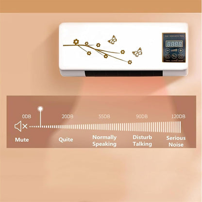  Mini Unité De Climatisation Murale, Système De Séparation Portable Avec Le Mode Ventilateur, Refroidissement Et Chauffage Ultra Silencieux Efficace Pour Le Bureau à Domicile, Conception D'économies D'