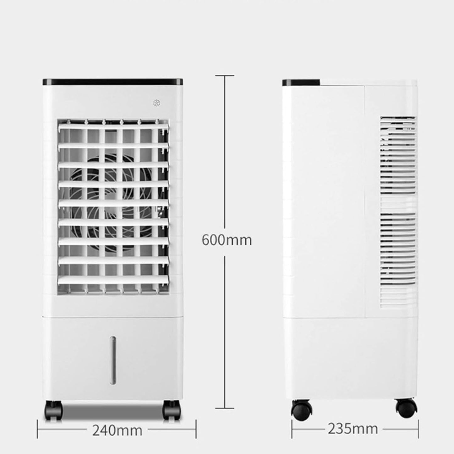 GENERIC Climatiseurs Portables Avec Télécommande, Minuterie De 15 Heures Pour Arrêt Automatique Intelligent, 3 Vitesses, Réservoir De 9L Pour 20 Heures De Refroidissement