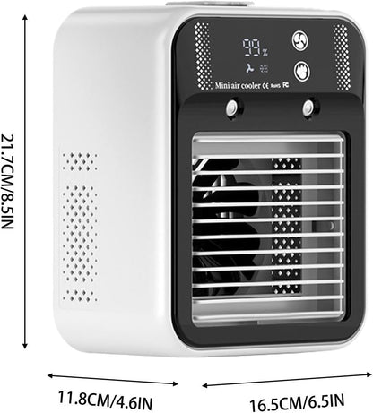  Climatiseur Portable | Ventilateurs Silencieux Rafraîchissants - 2 Vitesses De Vent Pour Cuisine, Dortoir, Bureau, Garage, Lieu De Travail, Maison,Maison, Chambre, Bureau, Garage