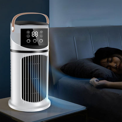  Ventilateur Climatiseur De Bureau - Climatiseur Mobile Pour Intérieur - Appareil De Brumisation Purifiante 9 Vitesses Réglable Avec Éclairage Pour Dortoir, Salon Et Chambre à Coucher