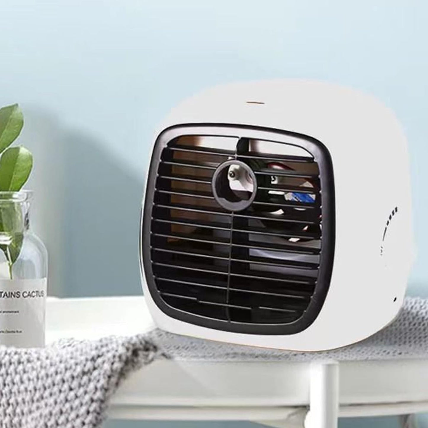  Performance De Petit Climatiseur Portable, Refroidisseur D'air Avec Humidificateur Pour Petites Pièces | Unité Climatique USB Calme Portable Pour La Tente De Fond