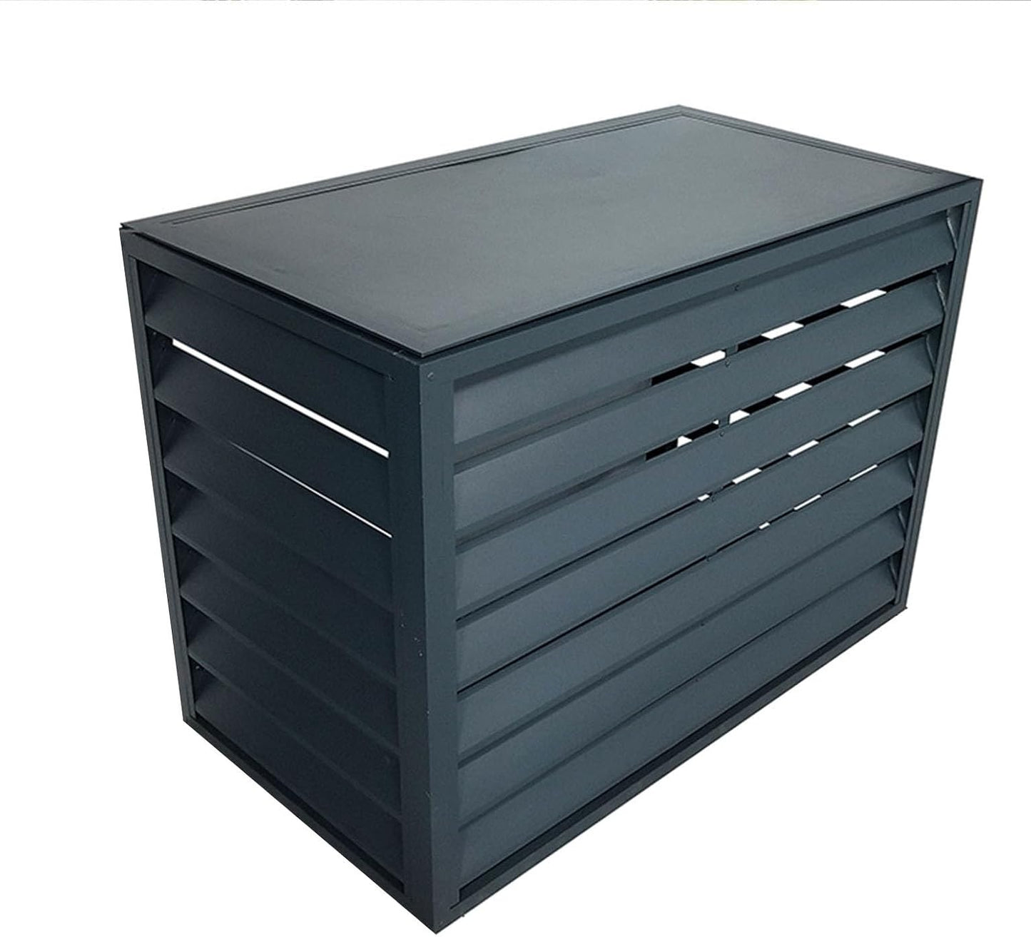 GENERIC Housse Décorative En Aluminium Pour Climatiseur - Clôture De Sortie D'air Extérieure - Protection De Pompe à Chaleur - Résistante Aux Intempéries - Décoration D'intérieur - Cachette élégante Pour