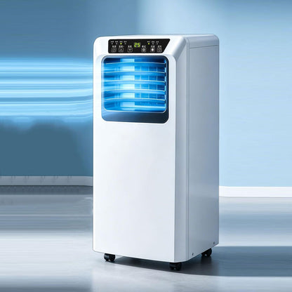 GENERIC Climatiseur Portable, Climatisation Intelligente Silencieuse Avec Mode Veille/déshumidification Froide, Télécommande, Minuterie, Oscillation à 120°, Chambre à Coucher, Bureau