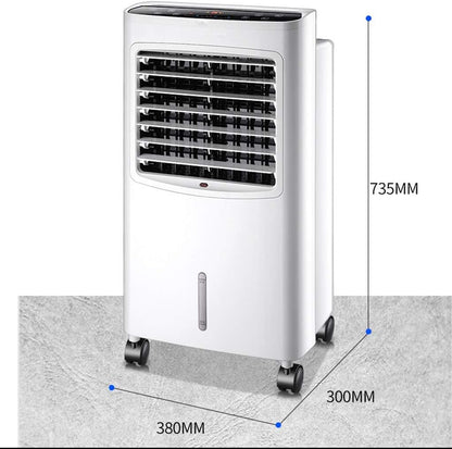 GENERIC Ventilateur De Refroidisseur D'air Portable Avec Refroidisseur D'évaporation Vertical Compact à Distance Pour Le Dortoir De Bureau à Domicile, Système De Refroidissement En Cristal De Glace Silencieux