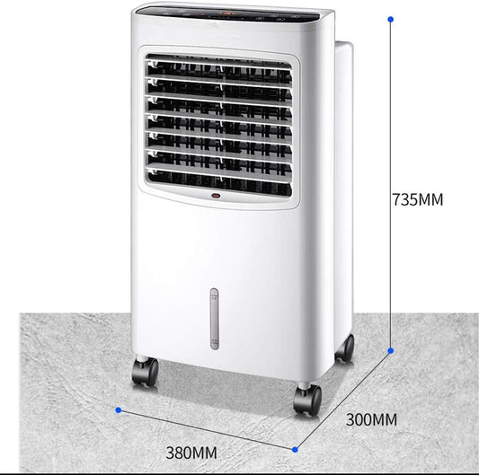 GENERIC Ventilateur De Refroidisseur D'air Portable Avec Refroidisseur D'évaporation Vertical Compact à Distance Pour Le Dortoir De Bureau à Domicile, Système De Refroidissement En Cristal De Glace Silencieux