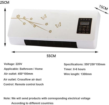  Climatiseur, Portable, Climatisation Mobile Murale, Climatisation Mini Split Avec Chauffage Et Fonctions De Ventilateur, Montage Mural Avec Télécommande Pour La Maison Et Le Bureau