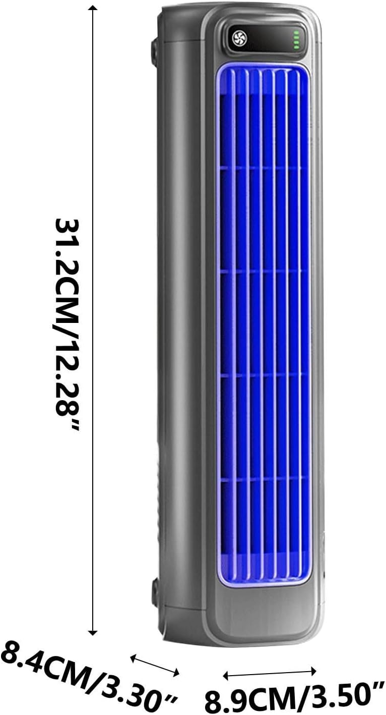  Festberg Cooling Ace Climatiseur Portable Avec 2 Autocollants Muraux, Ventilateur De Bureau Silencieux Avec 3 Vitesses