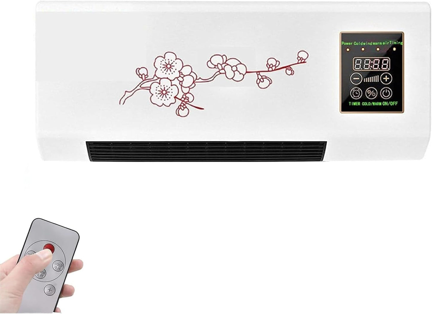  Climafy Climatisation Portable Ventilateur Split Chauffage Refroidissement 30 Sec Installation Sans Foret Télécommande Compact Home Office Efficacité Énergétiques Moderne Conception De Lumière