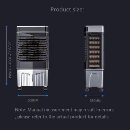 GENERIC Refroidisseur D'air évaporatif 3 En 1, Unité à Courant Alternatif Portable 55L Avec Cristaux De Glace, Oscillation à 120 °, 3 Vitesses Et Minuterie, Aucun Tuyau Requis Pour L'opération Silencieuse De