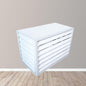 GENERIC Couvercle De Climatiseur En Aluminium Pour Unité Extérieure, Mini Climatiseur Divisé, Protection Contre Les Intempéries CVC, Couvercle De Radiateur Pour Unités De Climatisation