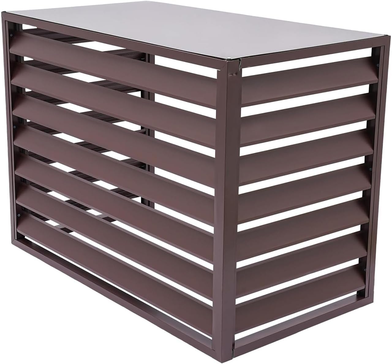  Housse Imperméable Pour Climatiseur – Protection De L'unité De Pompe à Chaleur 1,5P (L100W50H70) – Housse De Protection Pour Unité De Climatisation Extérieure – Bouclier Résistant Aux Intempéries Pour