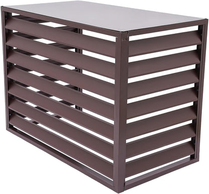  Housse Imperméable Pour Climatiseur – Protection De L'unité De Pompe à Chaleur 1,5P (L100W50H70) – Housse De Protection Pour Unité De Climatisation Extérieure – Bouclier Résistant Aux Intempéries Pour