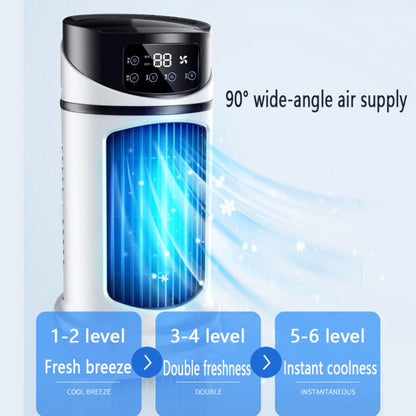 GENERIC Climatiseur Portable SmallAir Avec 6 Vitesses Et 3 Modes, Réservoir D'eau De 300 ML, Rafraîchisseur D'air Personnel Par évaporation, Affichage Numérique, Minuterie 6 H, Ventilateur Et Humidi