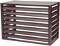  Housse De Protection En Aluminium Pour Climatiseur Extérieur, 110 X 60 X 80 Cm, Résistante Aux Intempéries, Ajustement Universel, Housse De Climatisation Pour Systèmes Divisés Et Design élégant