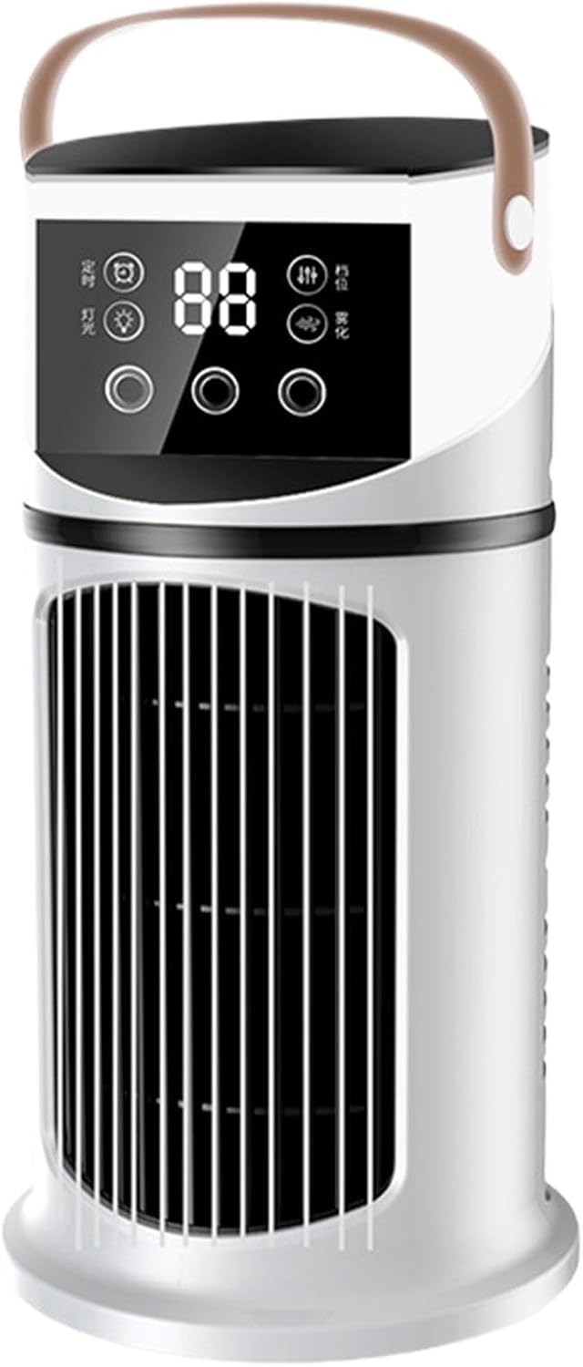  Ventilateur Climatiseur Mobile, 2 Modes Et 9 Vitesses Climatiseur Mobile Silencieux Portable Rafraîchisseur D'air, Refroidisseur Par Évaporation Mini Climatiseurs Portable Pour Chambre Bureau Voiture
