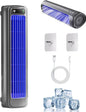  Festberg Cooling Ace Climatiseur Portable Avec 2 Autocollants Muraux, Ventilateur De Bureau Silencieux Avec 3 Vitesses
