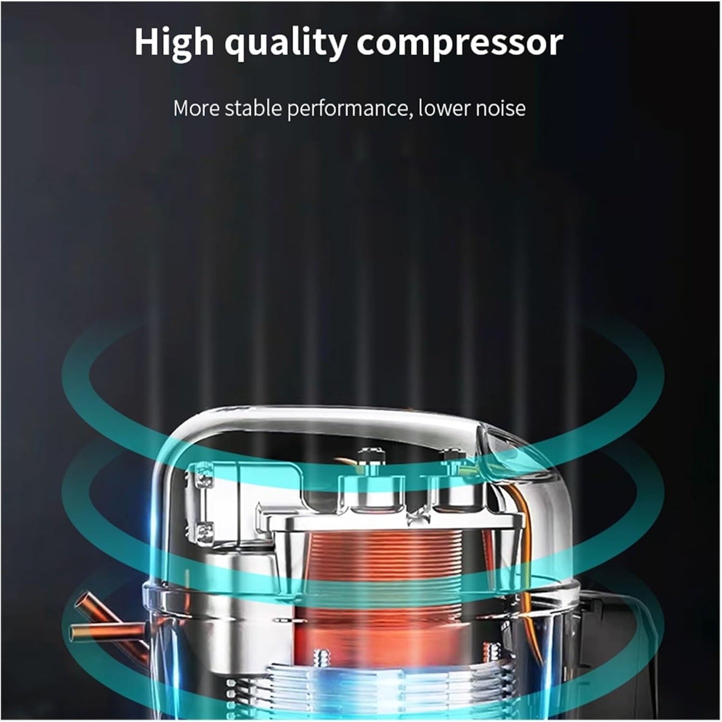  Climatiseur De Compresseur Portable Pour Voiture De Tente De VR, Ventilateur De Refroidissement Rapide De 280W Avec Tuyau D'échappement Double, Unité De Climatisation Compacte Pour Le Garage De Campin
