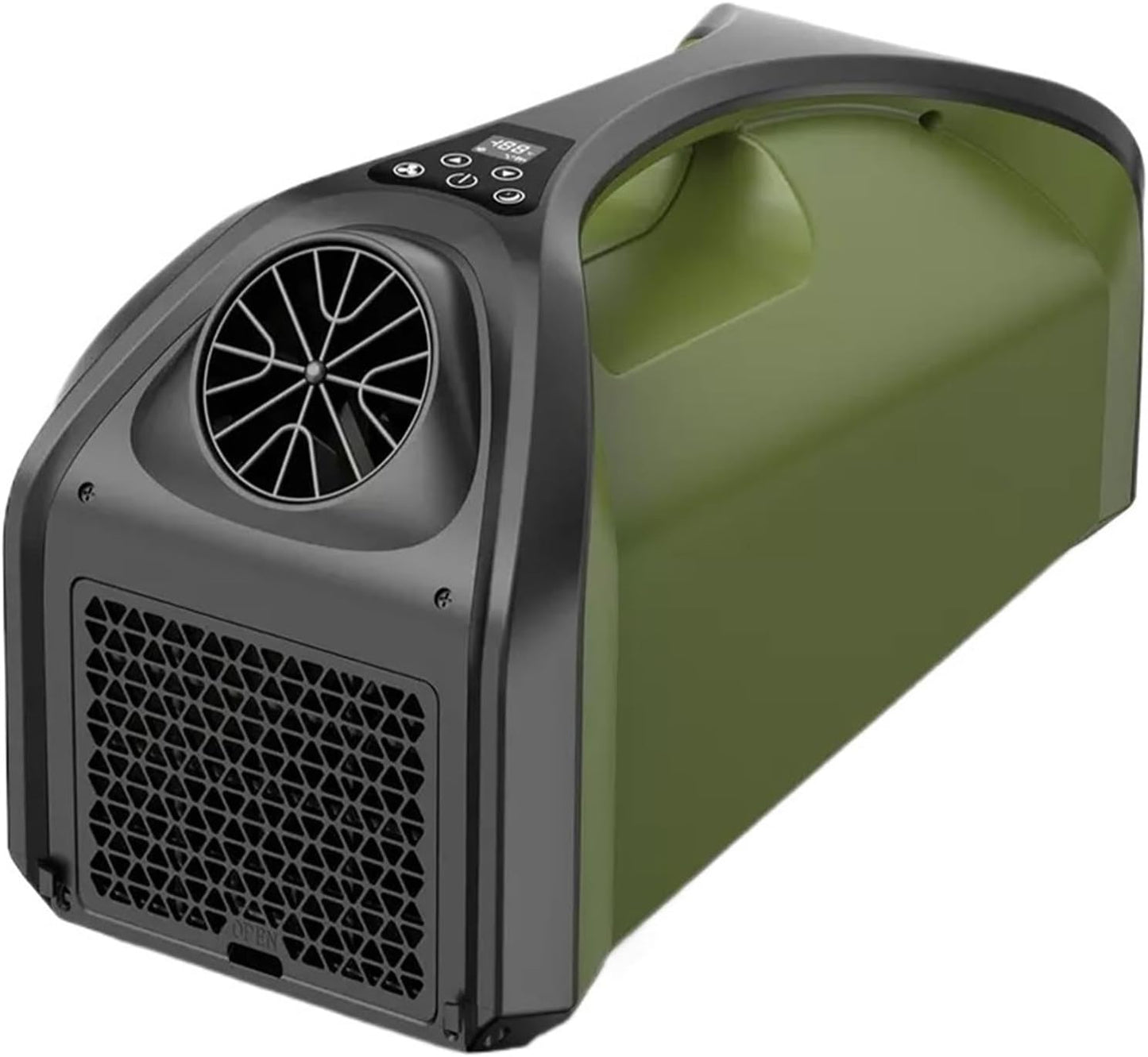  12V 24V Double Tuyau Mini Mobile Extérieur Solaire Alimenté Par Batterie Portable AC Refroidissement Climatiseur For Voiture Camion Tentes Camp Camping Puissant Refroidit Facilement Tout Moment