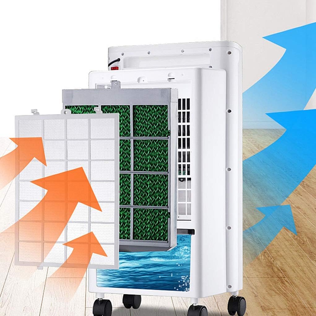 GENERIC Ventilateur De Refroidisseur D'air Portable Avec Refroidisseur D'évaporation Vertical Compact à Distance Pour Le Dortoir De Bureau à Domicile, Système De Refroidissement En Cristal De Glace Silencieux