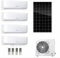 GENERIC Onduleur Solaire 42000BTU Multi 9K Zones Split Climatiseur Et Chauffage – 5 Zones