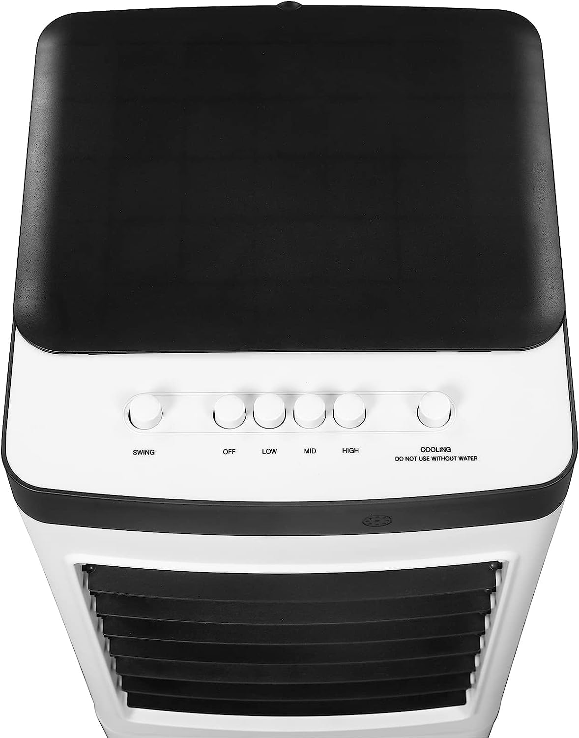 GENERIC Refroidisseur D'air Portable, 3 Vitesses Et 7H Minuterie, Ventilateur Oscillant à 60 ° Avec Humidificateur, Fonctionnement Silencieux Pour Le Bureau à Domicile, Roues De Mobilité Facile, Refroidisseur