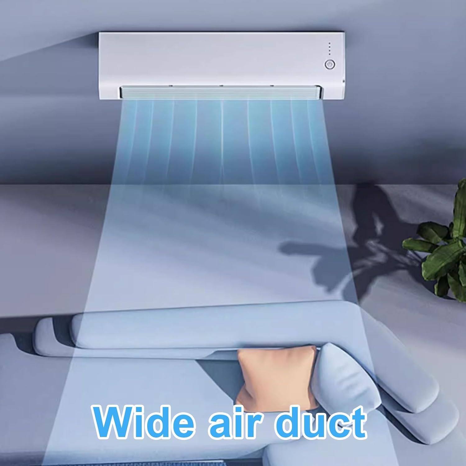 GENERIC Refroidisseur D'air évaporatif Portable, Télécommande Sans Fil, 3 Vitesses, 60 Oscillation, Conception Sans Lame Pour Le Refroidissement De Bureau De Chambre à Coucher