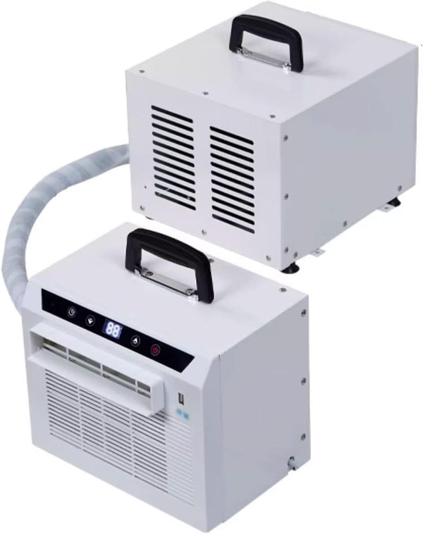  Climatiseur Split 13 000 Btu Avec Panneau Tactile, Télécommande Et Minuterie 24 H, Climatiseur Portable Pour La Maison, Le Bureau Et Le Camping, Assemblage Facile Requis