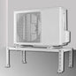  NALsa – Support De Mini Climatiseur Robuste En Acier Galvanisé Avec Base Universelle Pour Climatisation Sans Conduits Et Pompe à Chaleur, Résistant à La Rouille, Absorption Des Chocs