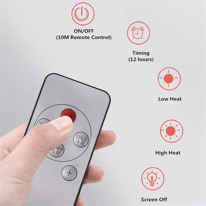  Mini Unité De Climatisation Murale, Système De Séparation Portable Avec Le Mode Ventilateur, Refroidissement Et Chauffage Ultra Silencieux Efficace Pour Le Bureau à Domicile, Conception D'économies D'