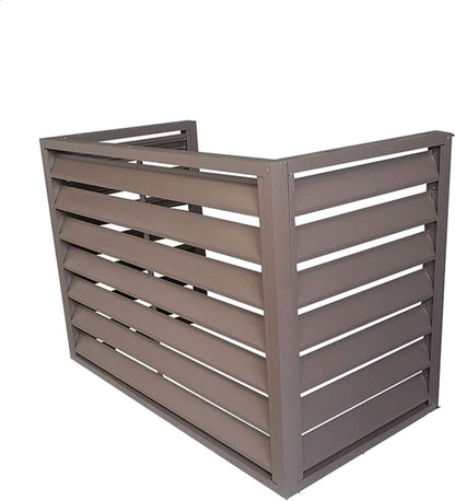  Déflecteur Et Clôture Pour Climatiseur - Mini Housse De Condensateur Fendue Avec Stores Extérieurs Pour Unités Extérieures (couleur) - Idéal Pour Protéger Et Dissimuler Votre Unité Extérieure De