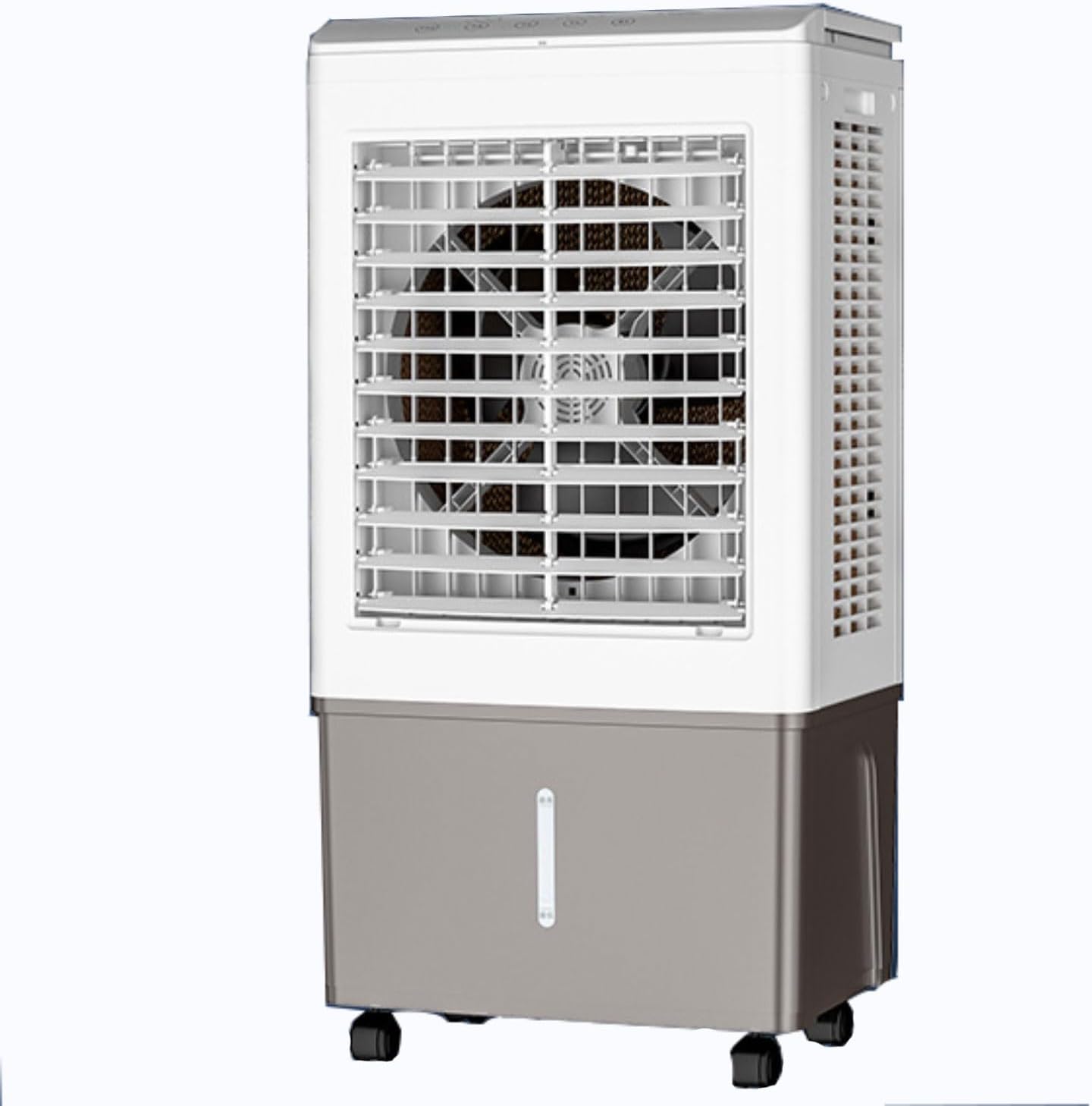  Rafraichisseur D'Air Mobile 40L Climatiseur Mobile Portable Humidificateur Ventilateur 3 Vitesses Mode Nuit Silencieux Minuterie 12H Ventilateur Refroidisseur D'Air Avec Télécommande Pour Chambres