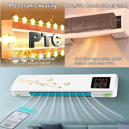  Split Max 2-en-1 Climatisation Avec Télécommande, Portable Pour Montage Mural, Chauffage Unité De Refroidissement Pour Chambre De Bureau, Économie D'énergie