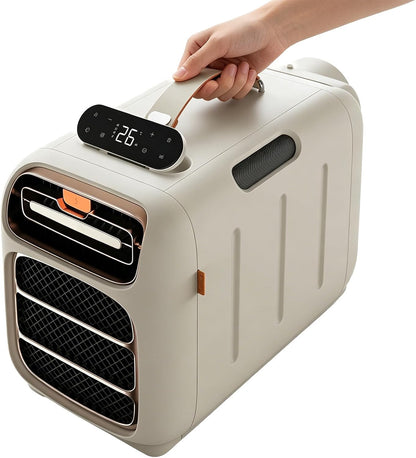  Climatiseur Portable 5000 BTU Pour Tente, Camping-Car Et Petites Pièces AC | Faible Bruit 45dB Tactile Télécommande | Entrée AC/24V DC Extérieur