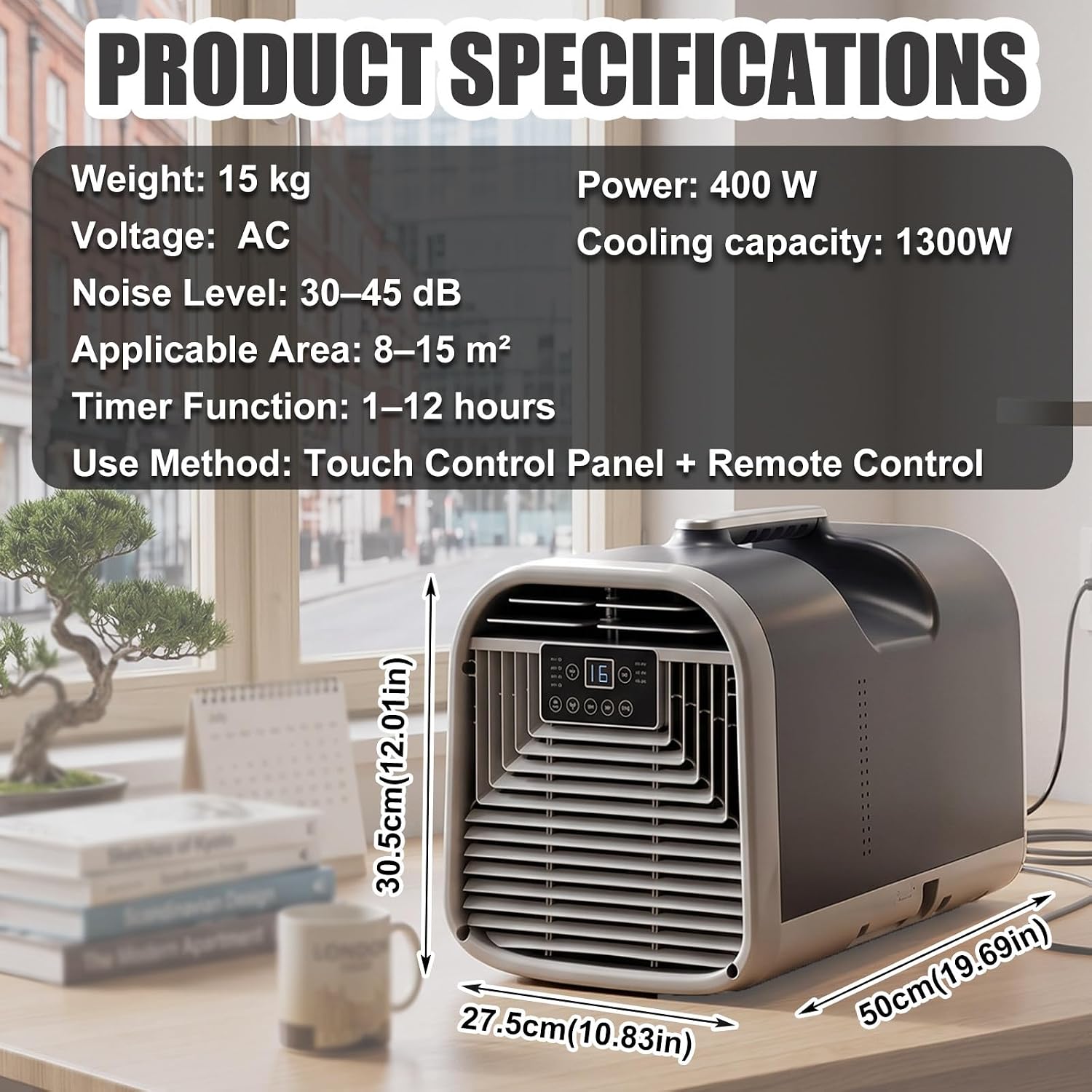  Climatiseurs Portables De Voyage Refroidisseur Et Déshumidificateur, Ventilateur De Nuit Ultra-Silencieux 45dB Pour Camping-car Et Usage Intérieur, Système D'Évaporation Automatique Sans Drainage