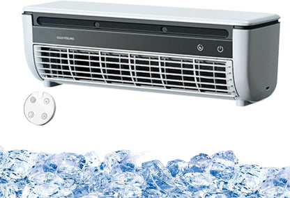  Ventilateur Rafraîchisseur D'Air,Ventilateur Portable Climatiseur - 3 Vitesses Avec Chargeur Sans Fil Pour Cuisine Maison Bureau Extérieur Dortoir Camping-Car