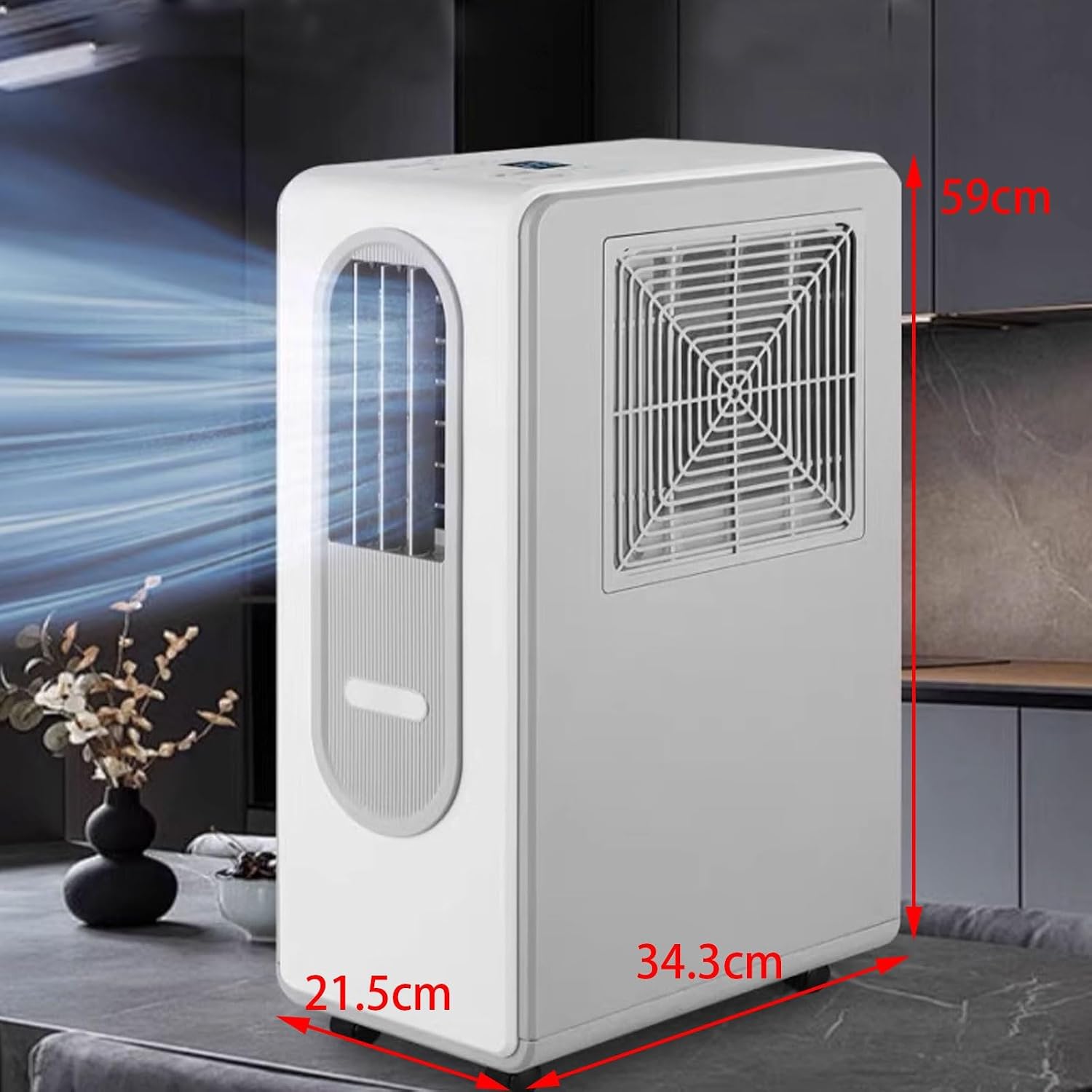 GENERIC Petit Climatiseur Portable Avec Filtre à Huile Multicouche 38 DB - Fonctionnement Silencieux - Sans Fenêtre - Pour Chambre, Bureau