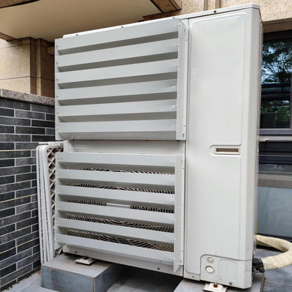 GENERIC Unité Externe De Climatiseur 60 X 60 Cm - Couvercle à Persiennes Pour Compresseur - Écran De Protection Pour Une Circulation D'air Et Une Efficacité Optimales