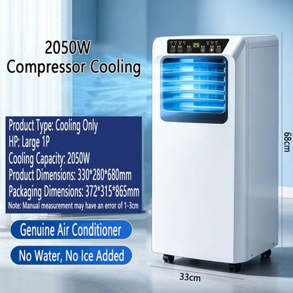  Portable AC Unit 8000 BTU, Ventilateur Silencieux De Déshumidificateur Pour Les Chambres Jusqu'à 300 Pieds Carrés.Fonctionnalités Télécommande, Minuterie 24h Et Kit De Fenêtre Complète.Conception Mobi