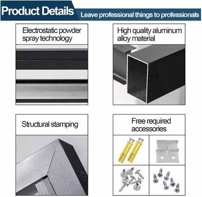  Housse De Protection En Aluminium Pour Climatiseur Extérieur, 110 X 60 X 80 Cm, Résistante Aux Intempéries, Ajustement Universel, Housse De Climatisation Pour Systèmes Divisés Et Design élégant