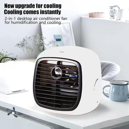  Performance De Petit Climatiseur Portable, Refroidisseur D'air Avec Humidificateur Pour Petites Pièces | Unité Climatique USB Calme Portable Pour La Tente De Fond