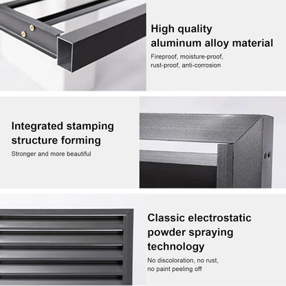  Housse De Protection En Aluminium Pour Climatiseur – Protection De Pompe à Chaleur Extérieure, Bouclier Résistant Aux Intempéries Pour Unités AC, Gris, Idéale Pour Une Utilisation En Intérieur Et En