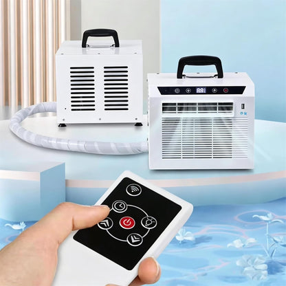  Climatiseur Split 13 000 Btu Avec Wi-FI, Télécommande Et Minuterie 24 H, Idéal Pour La Chambre, Le Bureau Ou Le Camping. Installation Facile, Aucun Montage Requis