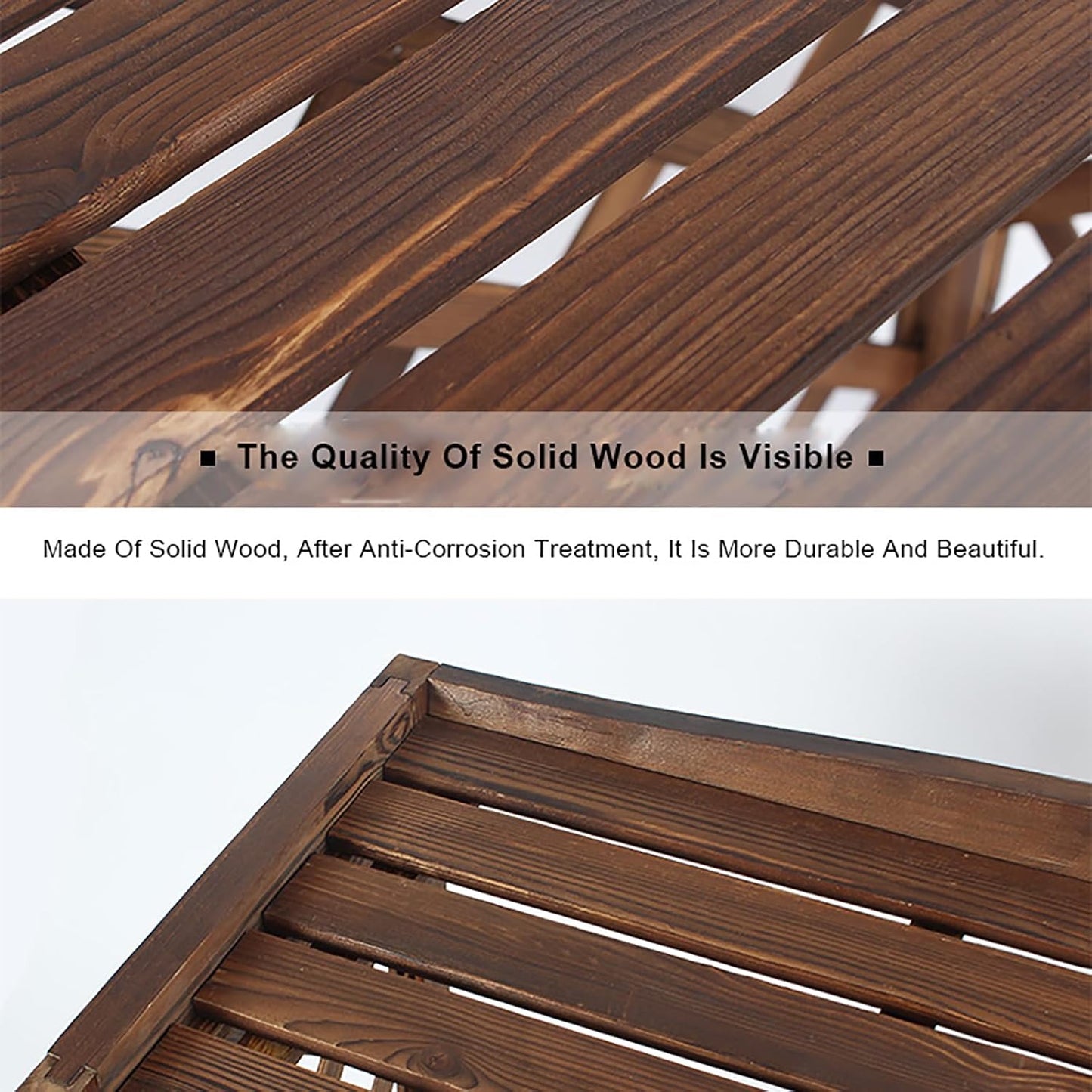 GENERIC Housse De Protection Pour Climatiseur Portable, Imperméable Et Résistante à La Poussière, 110 X 85 X 50 Cm, Design En Bois, Idéale Pour Les Zones Clôturées, Protection Contre La Neige Et La Poussière