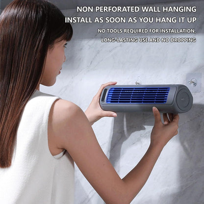  Festberg Cooling Ace Climatiseur Portable Avec 2 Autocollants Muraux, Ventilateur De Bureau Silencieux Avec 3 Vitesses
