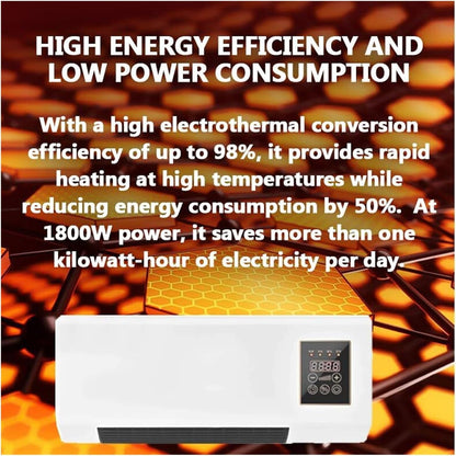  2026, Refroidissement De Chauffage Portable, Machine Murale Silencieuse Avec Télécommande, Conception Compacte Pour Bureau De Chambre à Coucher, énergie Efficace Brown