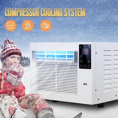  Climatiseur Portable Avec Refroidissement Rapide Et Déshumidificateur, Unité Compacte Pour La Chambre, La Cuisine, La Location, Le Dortoir Et L'utilisation Avec Moustiquaire